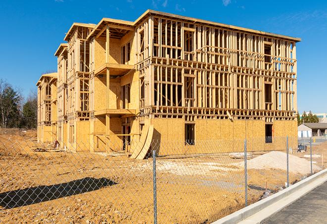 fenced construction zones promote safety and security in Weymouth MA